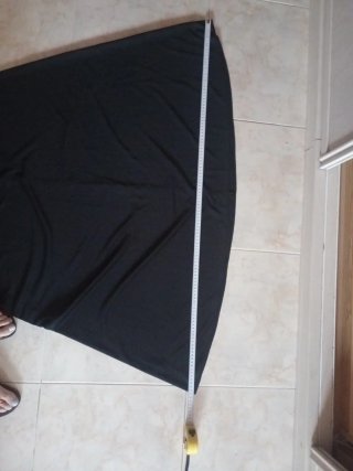 Falda flamenca negra