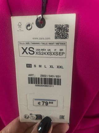 Completo Giacca Pantalone Zara XS