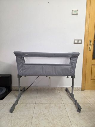 Cuna Colecho Chicco Next2Me Essential Gris