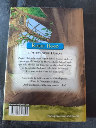 Libro Geronimo Stilton Robin Hood (Como Nuevo)
