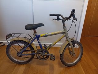 Bicicleta infantil 16 pulgadas. De 4 a 6 años