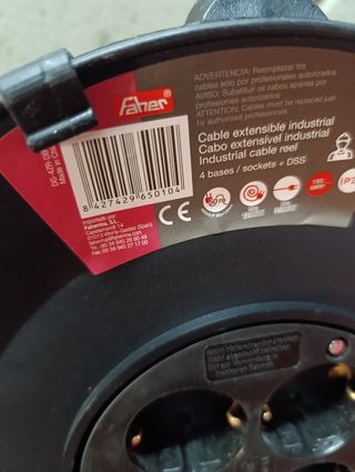 Enchufe alargador 50 metros