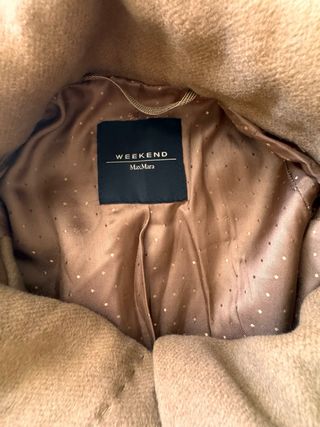 Cappotto Max Mara cammello