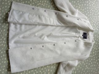 Chaqueta estilo americana Freequent Blanca Talla M