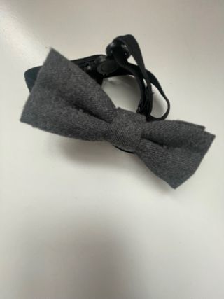 Pajarita gris para niño