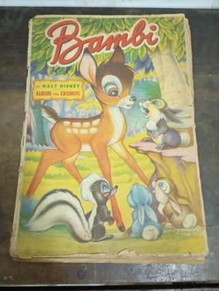 Álbum Cromos Fher Bambi Disney Completo 