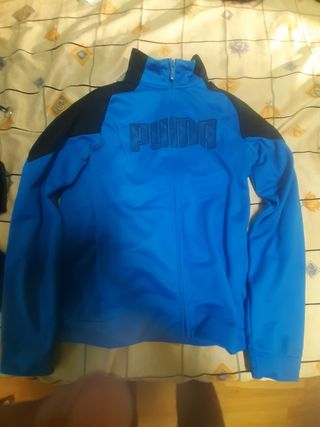 Chándal Puma Azul y Negro