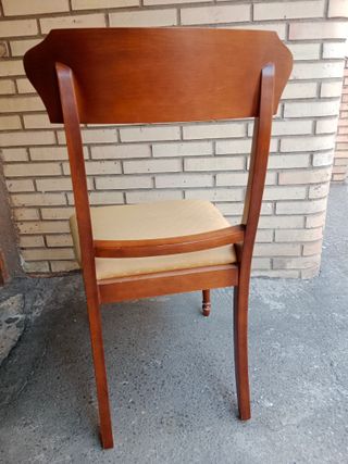 Sillas de madera antiguas (5 unidades)
