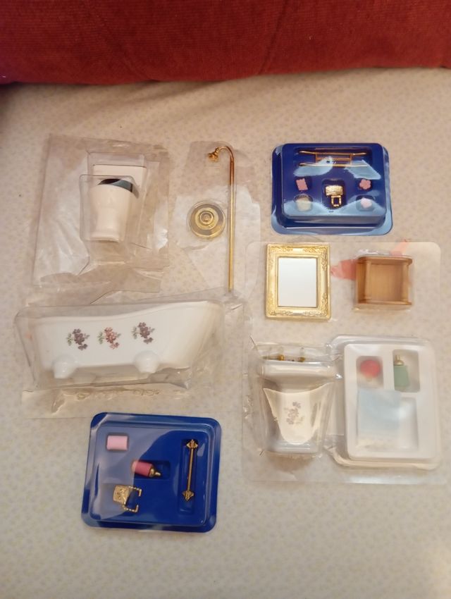 Conjunto Accesorios Baño Miniatura