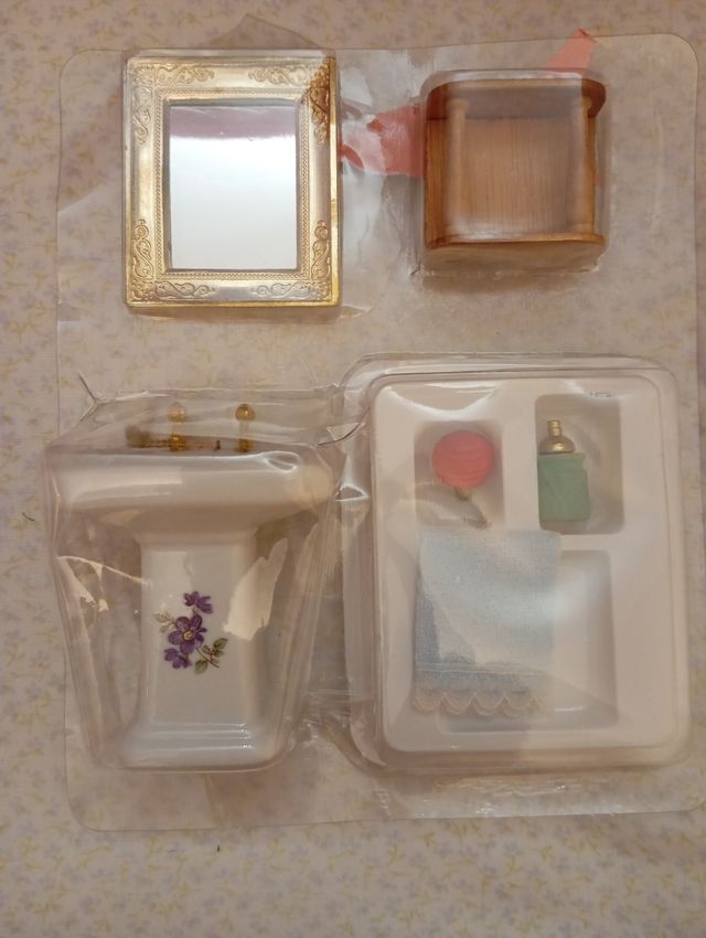 Conjunto Accesorios Baño Miniatura