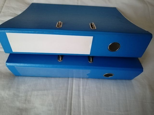 Archiviatore per documenti blu