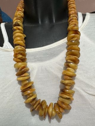 Collar Ámbar Báltico Amarillo 122g
