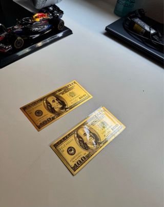 4 Billetes de exposición 100$
