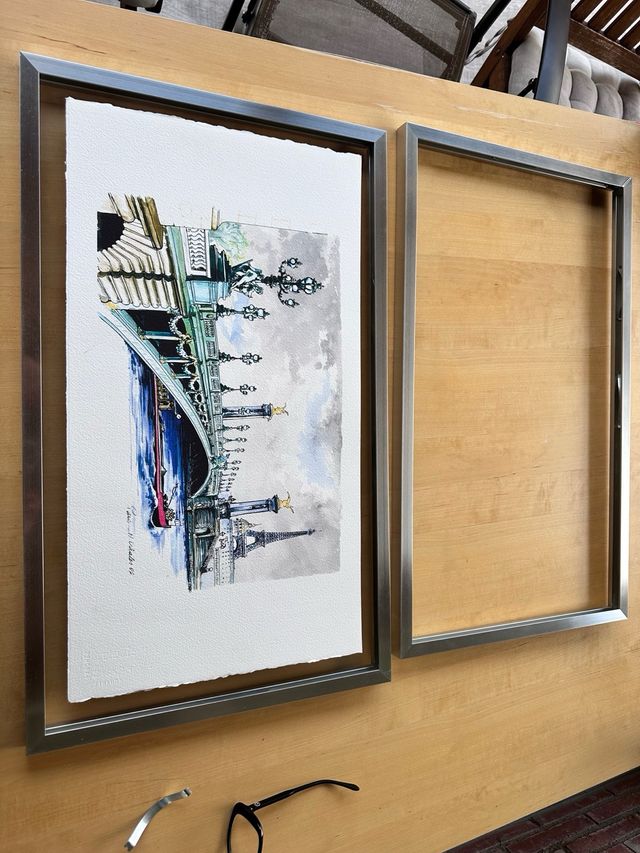 Marco para lámina acero inoxidable