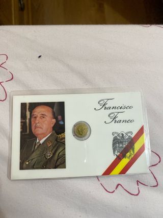 Tarjeta conmemorativa Francisco Franco