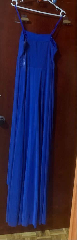 Vestido fiesta largo azul