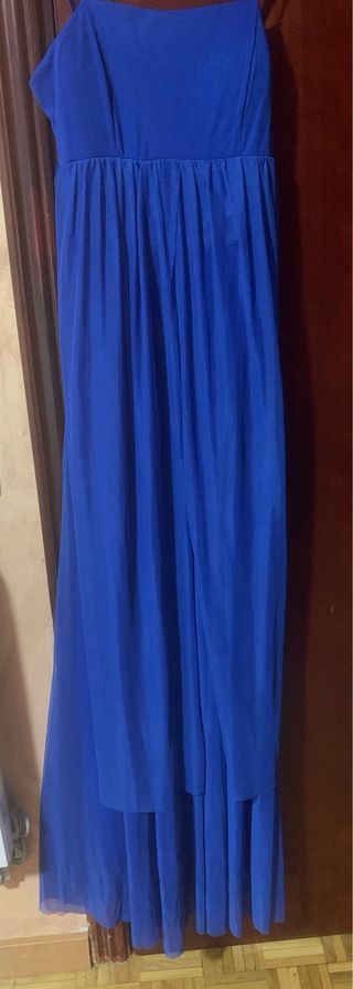 Vestido fiesta largo azul