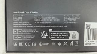 Dashcam 70mai A200 + cámara trasera RC11