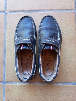 Mocasines Geox azul
