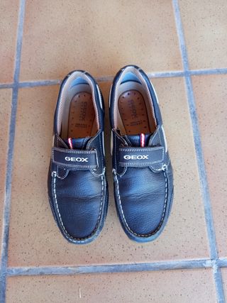 Mocasines Geox azul