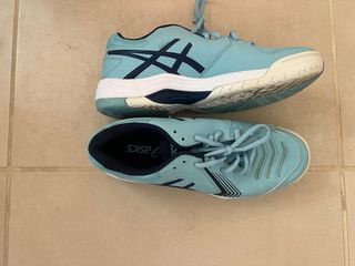Deportivas Asics Gel-Game Azul y Blanco