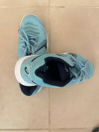 Deportivas Asics Gel-Game Azul y Blanco