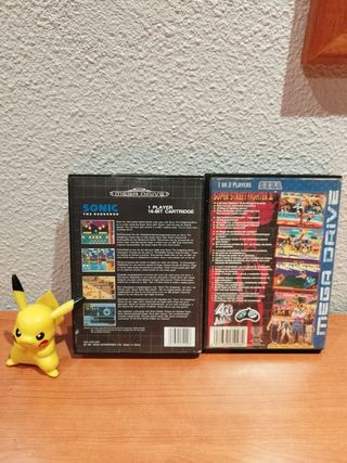 Sonic & Street Fighter II Mega Drive
