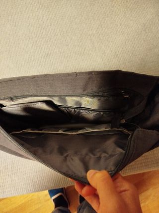 Bolso / Bandolera Columbia gris y verde