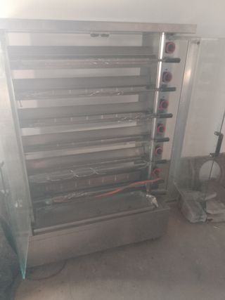 Máquina de pollos a gas butano