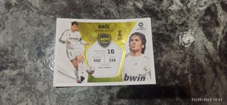 Cromo Fútbol Raúl LaLiga 1994-2010