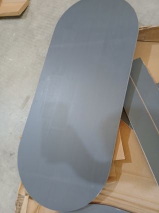 vidaXL Mesa de Centro de Madera Maciza Pino Gris
