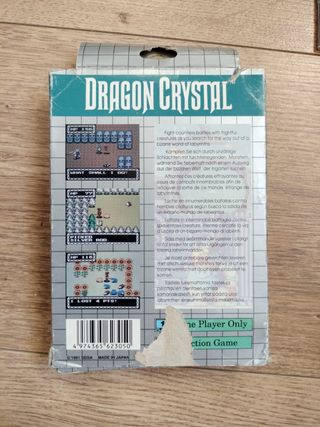 Vídeojuego Dragon Crystal Game Gear