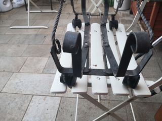 Porta vaso in ferro con ruote 21x45