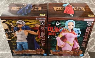 Figuras One Piece Trafalgar Law y Vivi