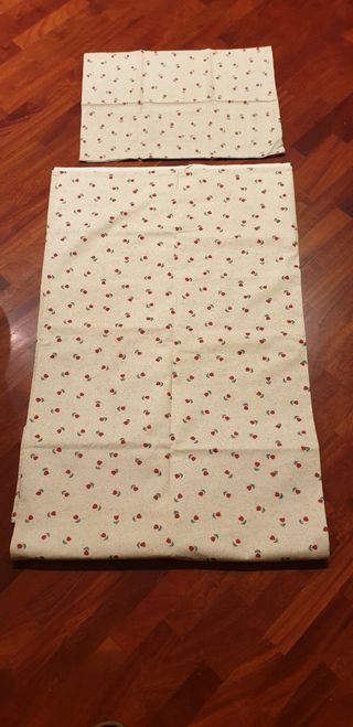 Piumino con copripiumino e federa lettino bimbo