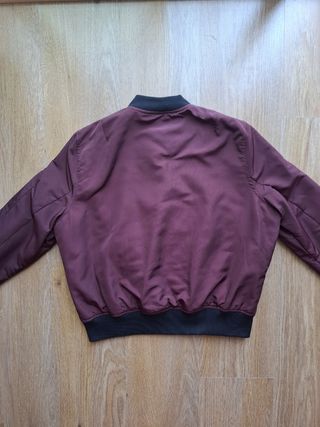 Chaqueta bomber Lefties burdeos talla M