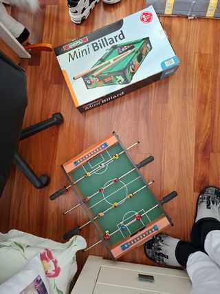 Minifutbolín y Minibillar