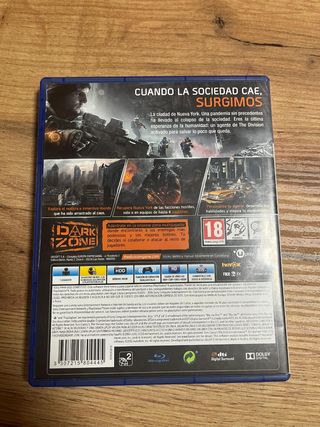 Videojuego The Division PS4
