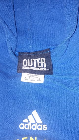 Felpa Adidas Golden State Warriors Blu