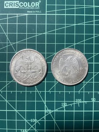 Monete americane Dollaro e Trade Dollar