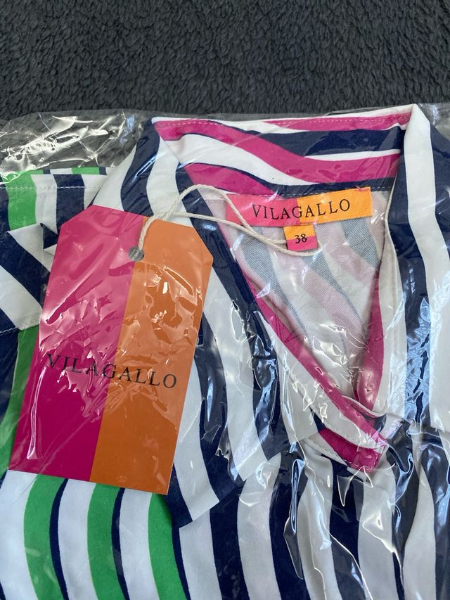 Camisa VILAGALLO Talla 38 Rayas
