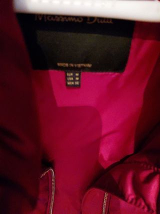 Plumifero Massimo Dutti Rosa Talla M.