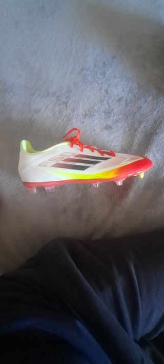 Zapatillas Adidas Fútbol Rojas Blancas