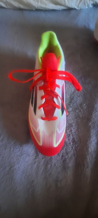 Zapatillas Adidas Fútbol Rojas Blancas