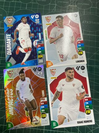 4 Cartas Panini Adrenalyn XL 24-25