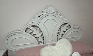 Cabecero cama 135 cm blanco madera