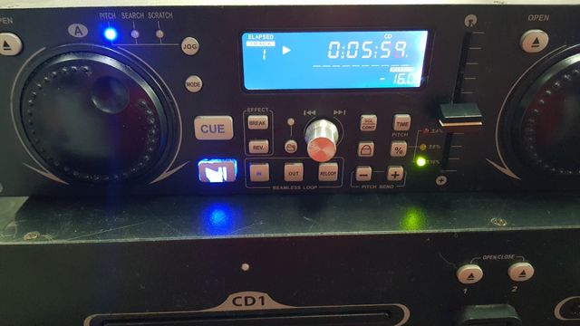 Doble reproductor Skytec STX-70 LEER