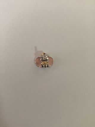 Charm Dumbo Rosa Plata y Oro