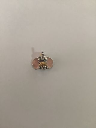 Charm Dumbo Rosa Plata y Oro