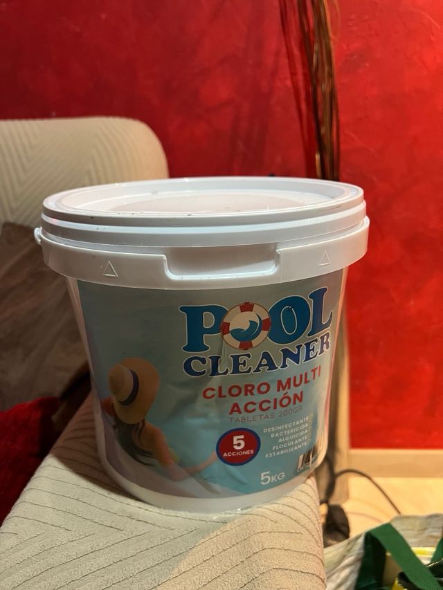 Cubo 5Kg Cloro Piscina Pool Cleaner Nuevo no